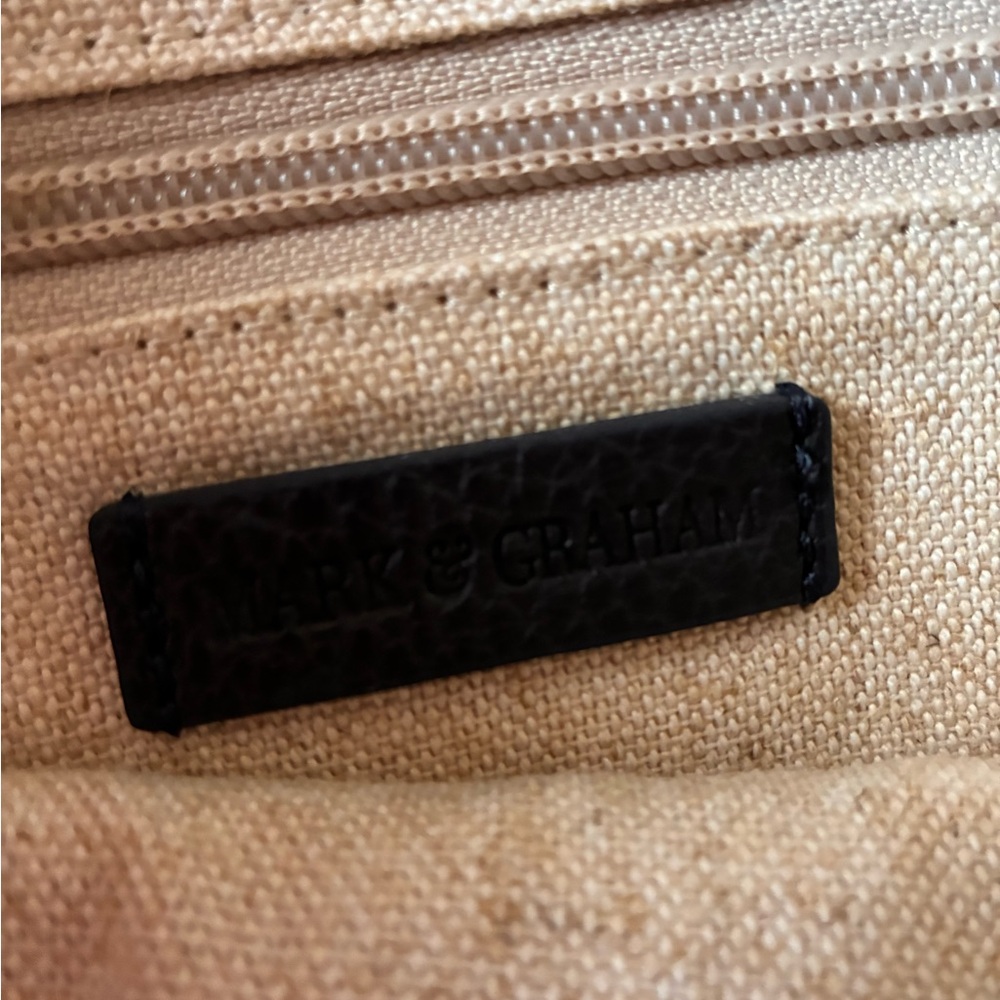 Women’s Navy Suede Crossbody Bag with Gold Hardware - Picture 4 of 4